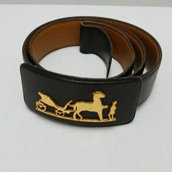 hermes belt with horse